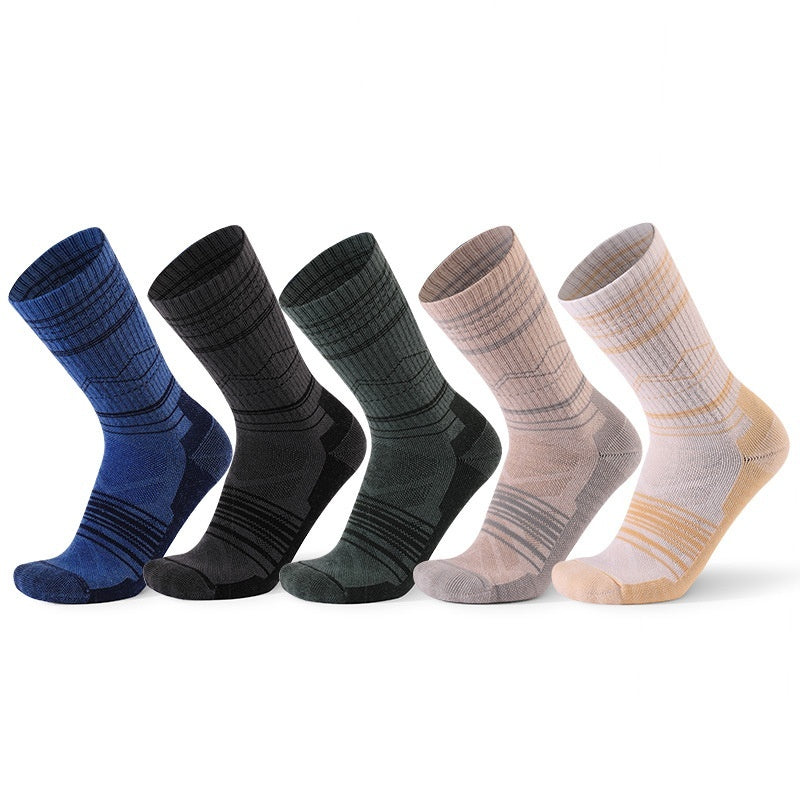 Unisex Wool Knee-High Sports Socks – Warm, Breathable & Anti-Slip Skiing Socks