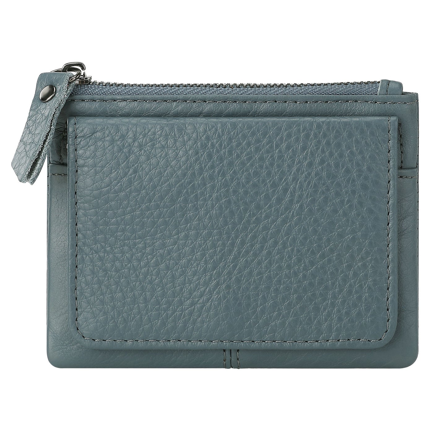 Retro Mini Genuine Leather Wallet – Multifunctional Card Holder & Storage Bag
