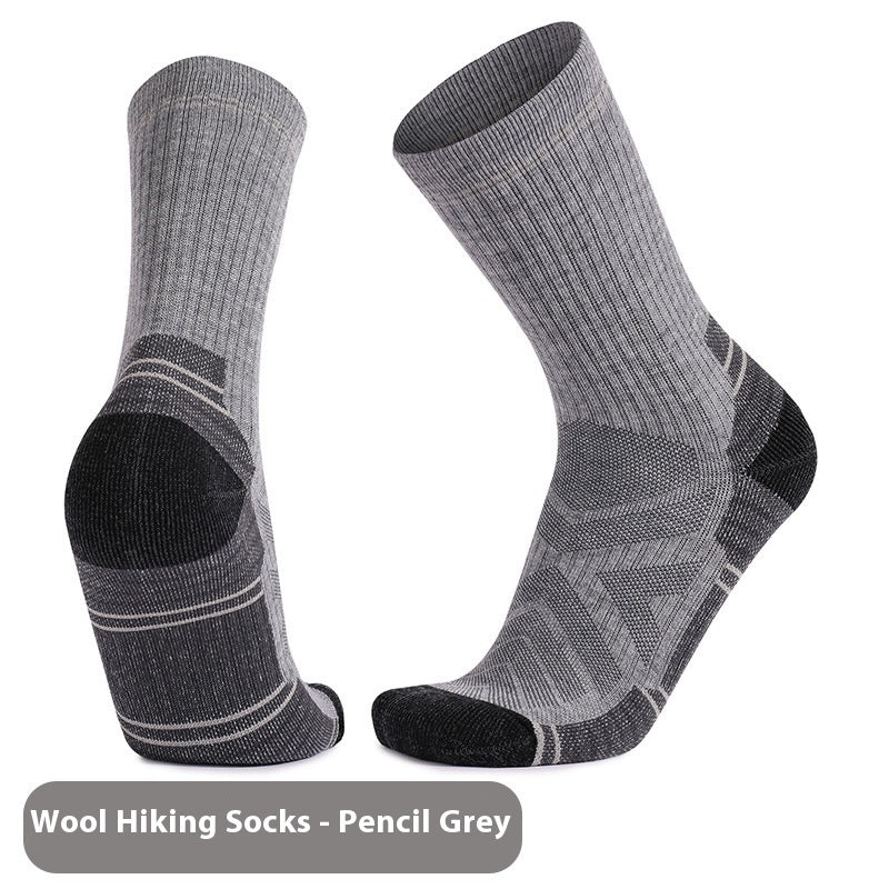 Unisex Wool Knee-High Sports Socks – Warm, Breathable & Anti-Slip Skiing Socks