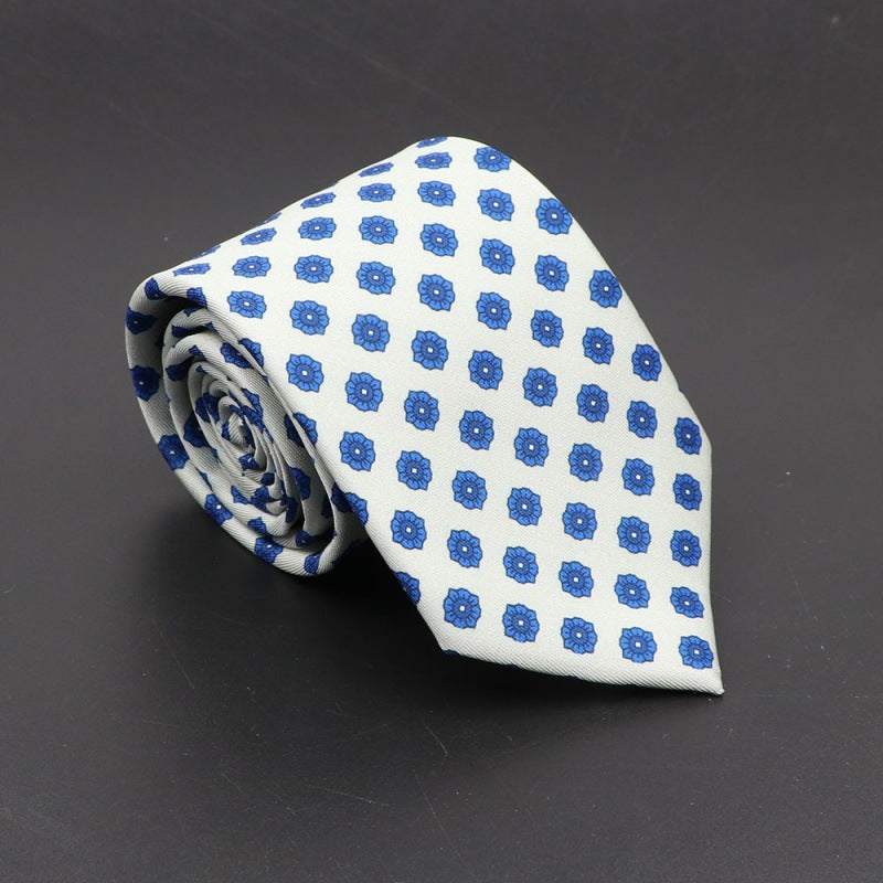 Super Soft Bohemian Silk Tie – Men’s Fashion 75mm Necktie