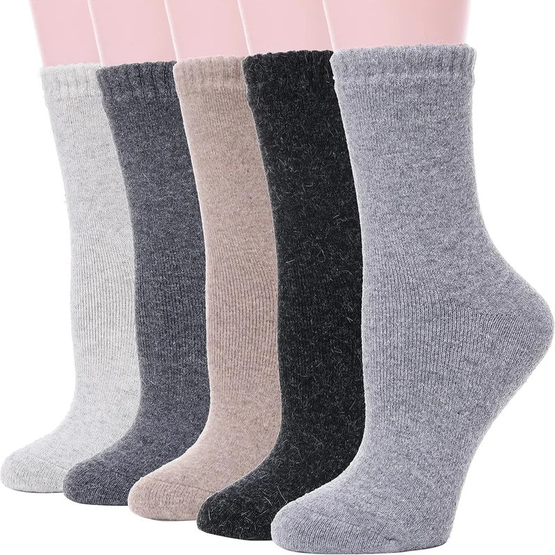 Cold-Proof Warm Wool Socks – Unisex Thickened Cashmere Tube Socks for Winter
