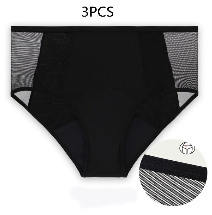 Bamboo Fiber Leak Proof Menstrual Panties – Heavy Absorbency Four-Layer Period Underwear for Women