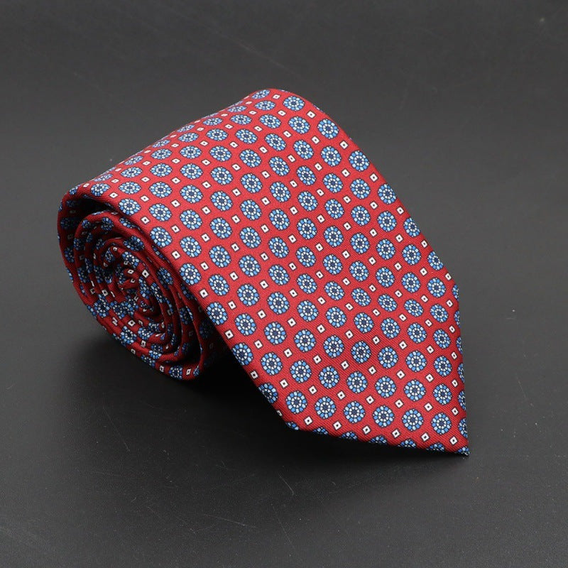 Super Soft Bohemian Silk Tie – Men’s Fashion 75mm Necktie