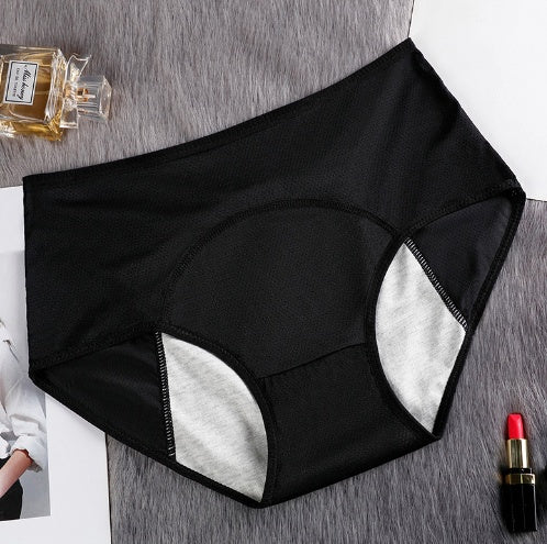 5PCS Women’s Menstrual Underwear – Leak-Proof Absorbent Period Panties, Nylon Comfort Mid-Rise