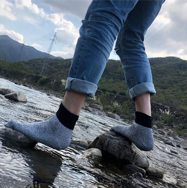 Men's Outdoor Toe Socks Anti-cut Canvas Beach Sports Protection Socks