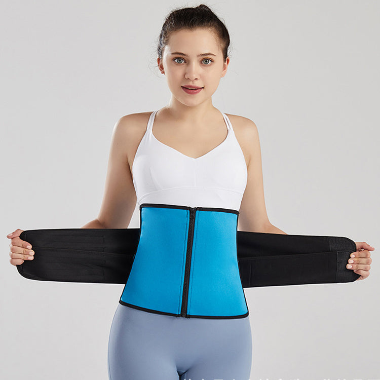 Tummy Sweat Shapewear Bodysuit for Women – Waist Trainer Slimming Corset with 2-3 Belts
