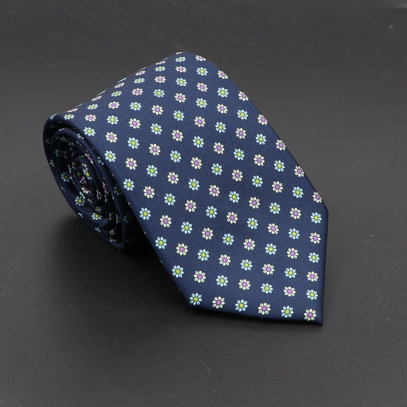 Super Soft Bohemian Silk Tie – Men’s Fashion 75mm Necktie