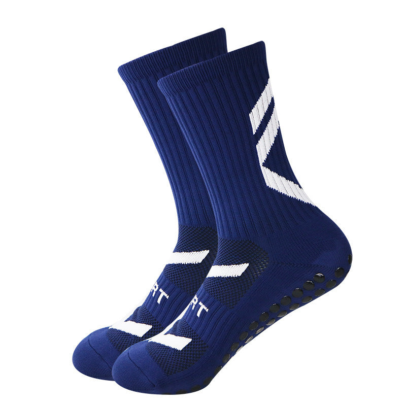 Non-Slip Football Socks – Thickened Shock-Absorbing Mid-Calf Sports Socks for Men