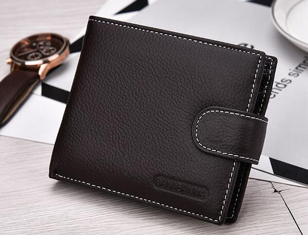 Men’s Genuine Leather Wallet – Hot Designer Short Wallet with Card Holder & Cash Pocket