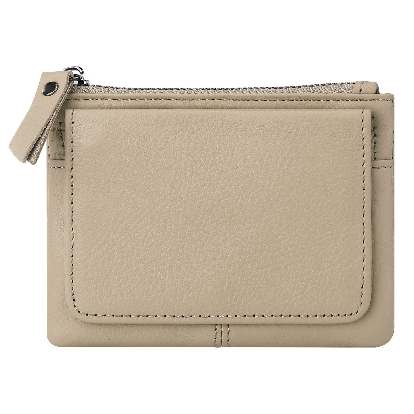 Retro Mini Genuine Leather Wallet – Multifunctional Card Holder & Storage Bag