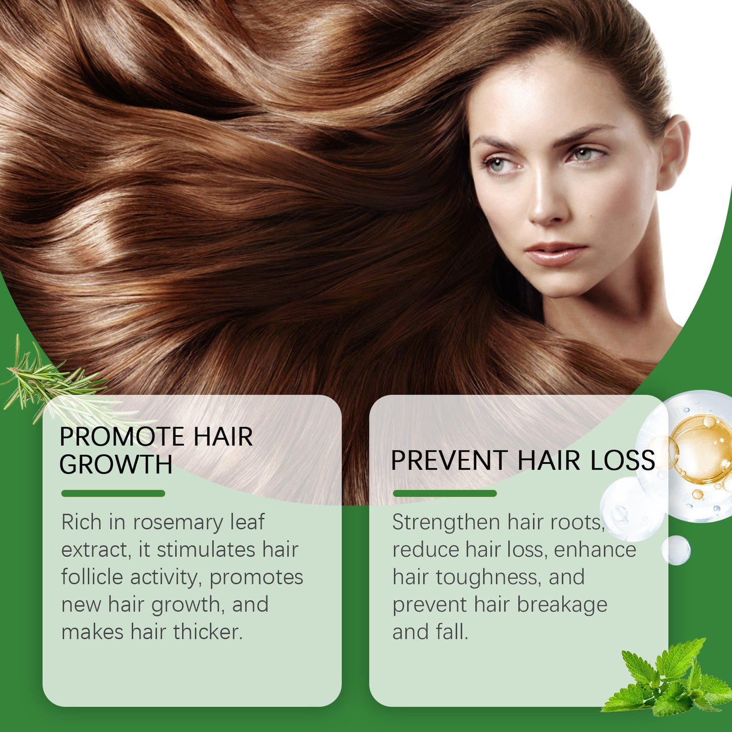 Rosemary Hair Care Spray – 100ml Hydrating & Nourishing Mist for Dry, Frizzy Hair