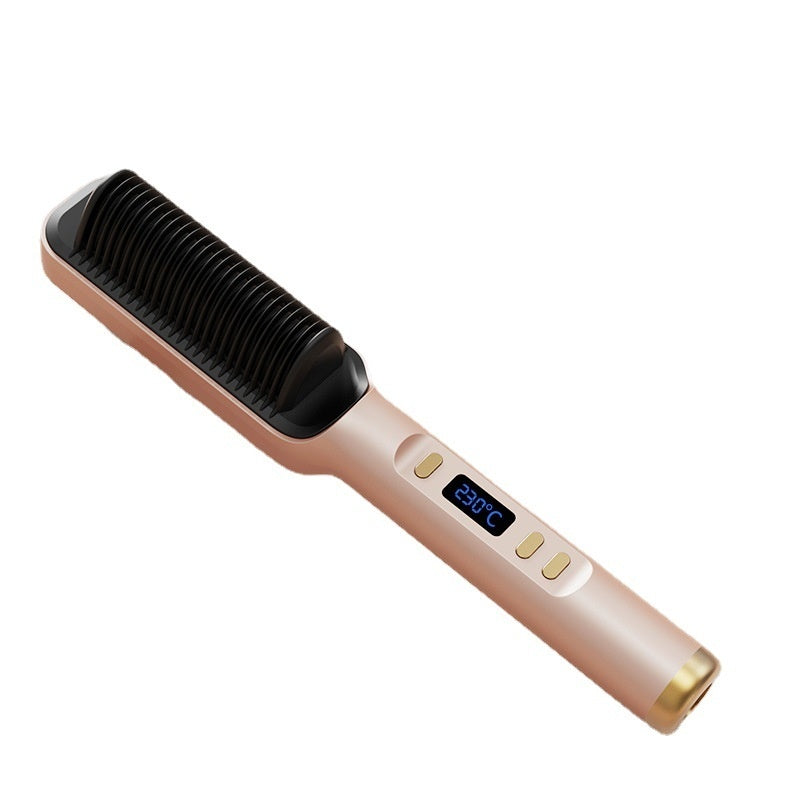 Negative Ion Straight Comb – LCD Hair Straightener Does Not Hurt Hair