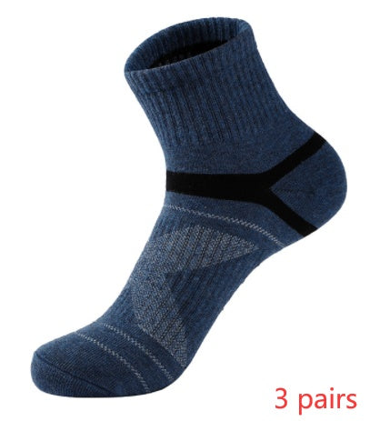 Men’s Sports Basketball Socks – Cushioned Cotton Athletic Performance Socks