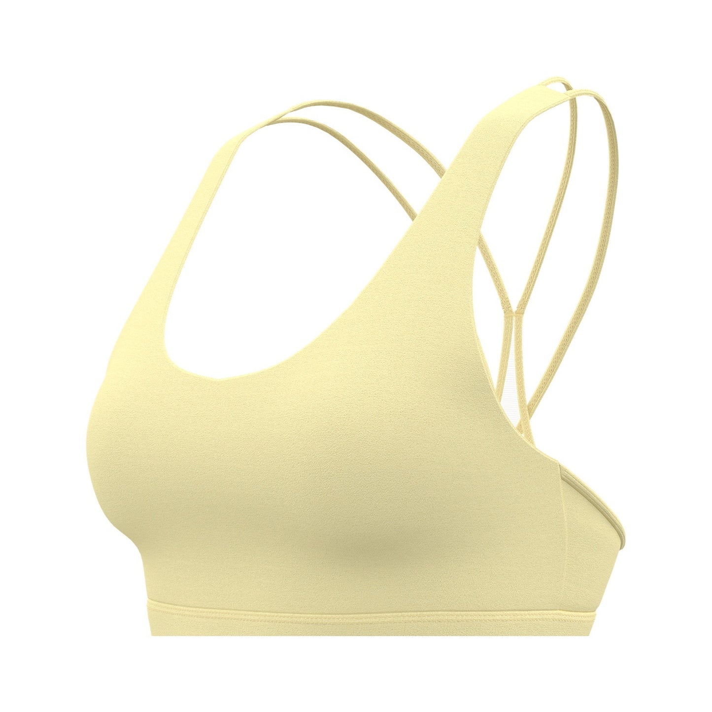 Mesh Cross Sports Bra – Beautiful Back Full Cup with Chest Pad, No Steel Ring