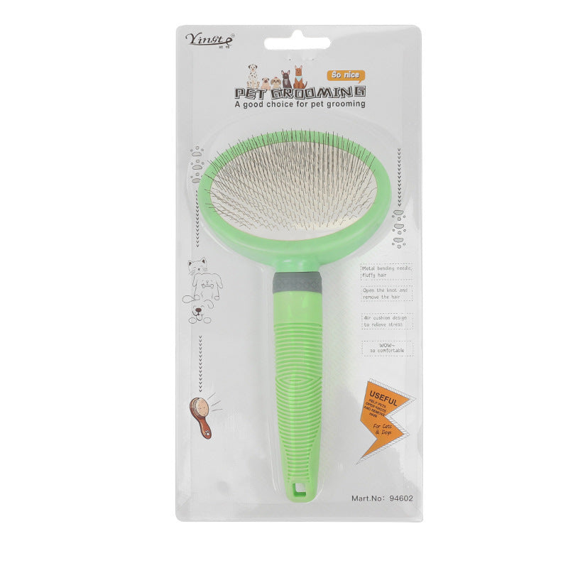 Pet Needle Comb Cat Hair Removal Brush – Grooming Tool for Dogs & Cats