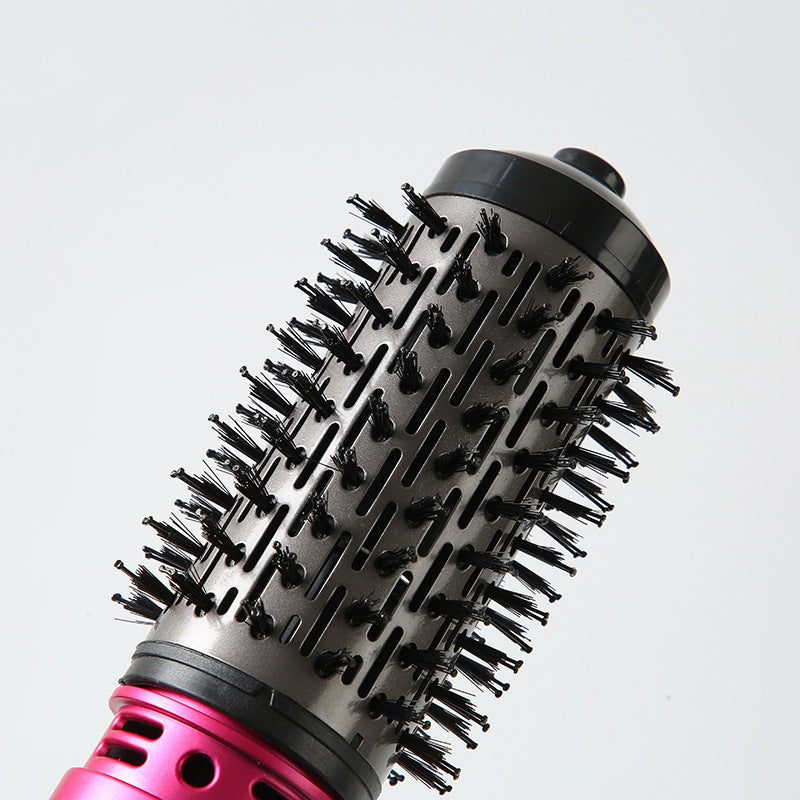 Electric Rotating Hair Curling Comb 2-in-1 Straightener & Curler with Constant Temperature