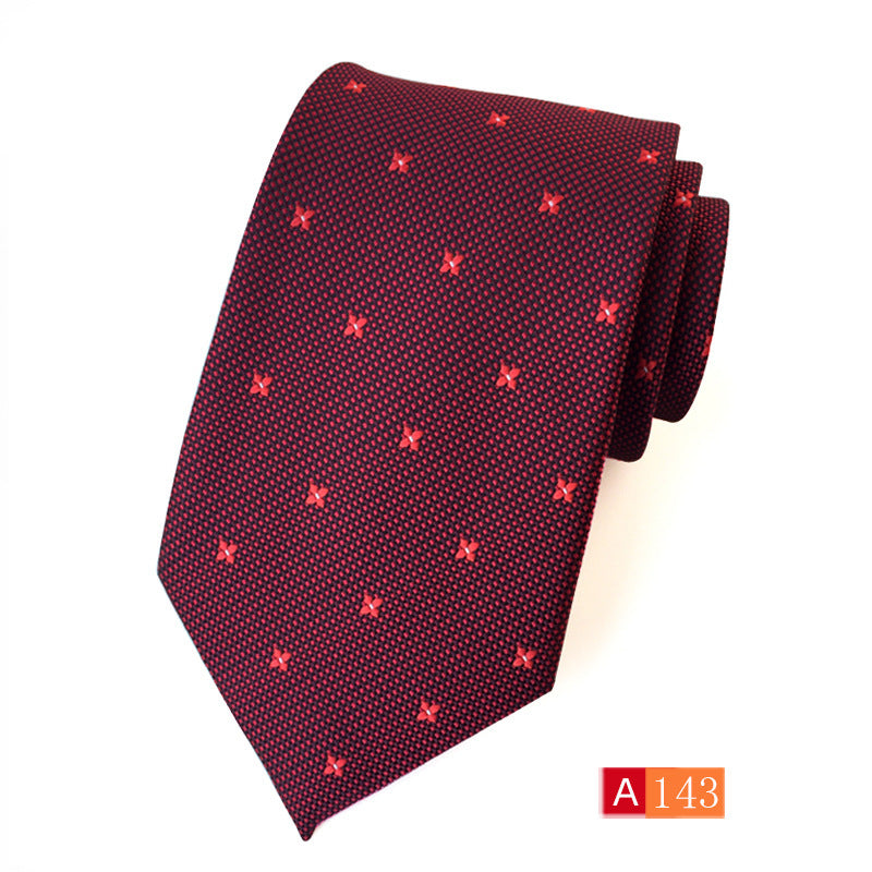 Men’s Polyester Jacquard Bow Tie – Casual & Formal Flower Pattern Arrow Style