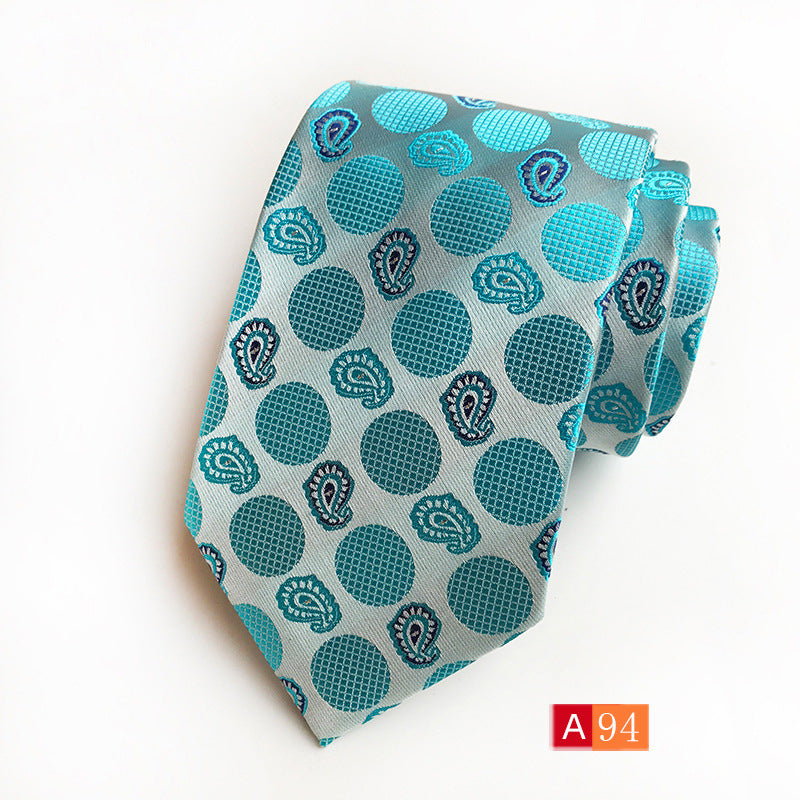 Men’s Polyester Jacquard Bow Tie – Casual & Formal Flower Pattern Arrow Style
