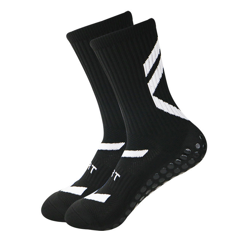 Non-Slip Football Socks – Thickened Shock-Absorbing Mid-Calf Sports Socks for Men