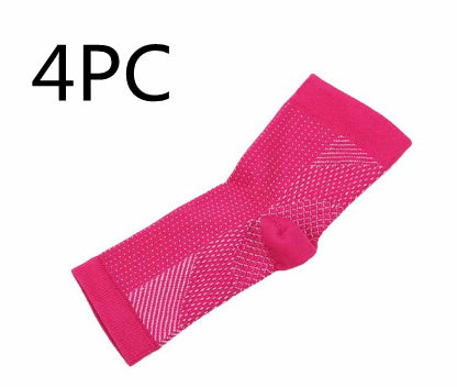 Men & Women Compression Ankle Support Socks – Anti-Fatigue Foot Sleeve for Pain Relief & Sports