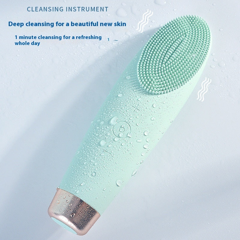 7-Speed Rechargeable Silicone Facial Cleanser – Automatic Deep Cleaning Electric Beauty Tool