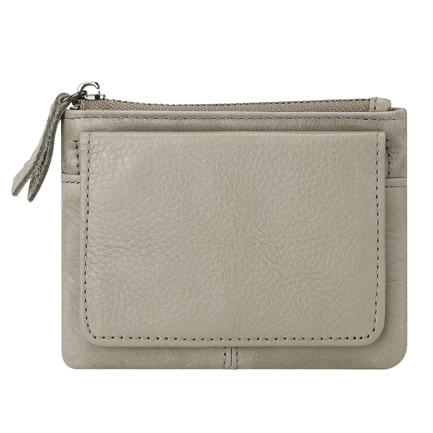Retro Mini Genuine Leather Wallet – Multifunctional Card Holder & Storage Bag