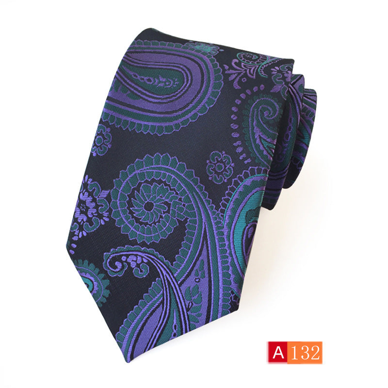 Men’s Polyester Jacquard Bow Tie – Casual & Formal Flower Pattern Arrow Style