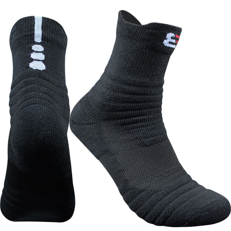 Unisex Pure Color Cotton Socks – 3 Pairs Breathable Casual Socks (Black/White/Gray)