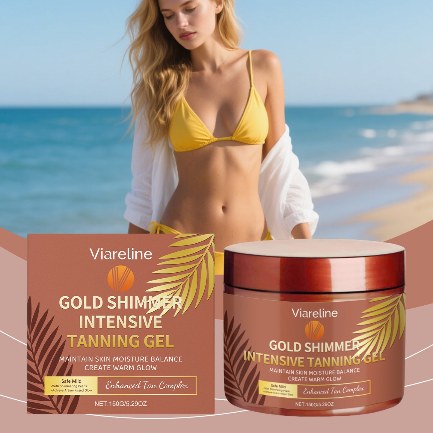 Golden Black Gel – Refreshing Skin Brightening Face & Body Gel | 150g**