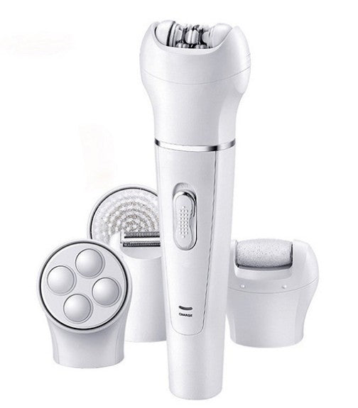 5-in-1 Electric Face & Body Massager – Multifunctional Skin Care Cleansing & Epilation Kit