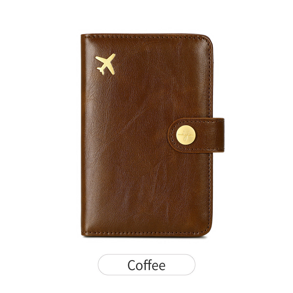 Women’s Multifunctional Passport Holder – PU Leather Travel Document Bag with Anti-Theft Protection