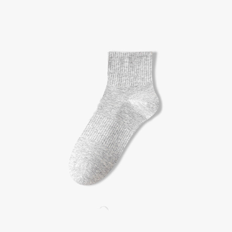 Men’s Thin Knee-high Socks – Antibacterial Sweat-Absorbing Deodorant Cotton Socks