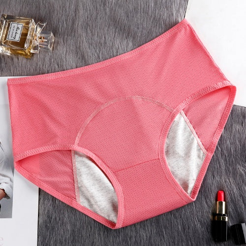 5PCS Women’s Menstrual Underwear – Leak-Proof Absorbent Period Panties, Nylon Comfort Mid-Rise