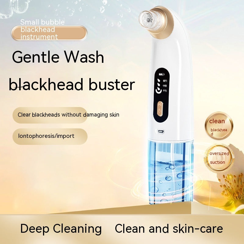 Blackhead Beauty Instrument – Small Bubble Water Tank Facial Cleaner for Acne & Pore Cleansing