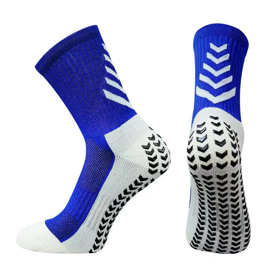 Men’s Mid-Calf Athletic Socks – Non-Slip Silicone Thickened Sports Running Socks