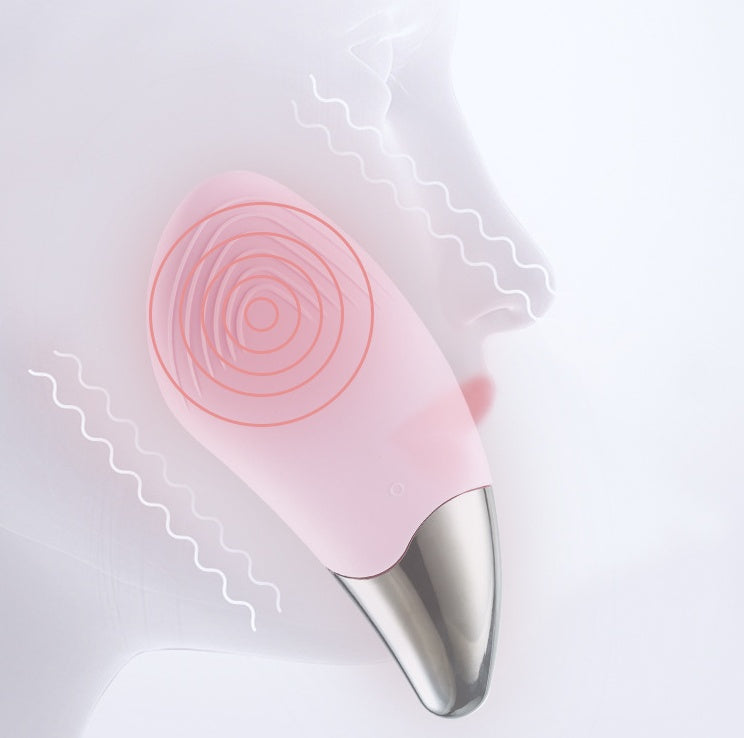 Rechargeable Silicone Facial Cleansing Brush – Ultrasonic Vibration Beauty Device