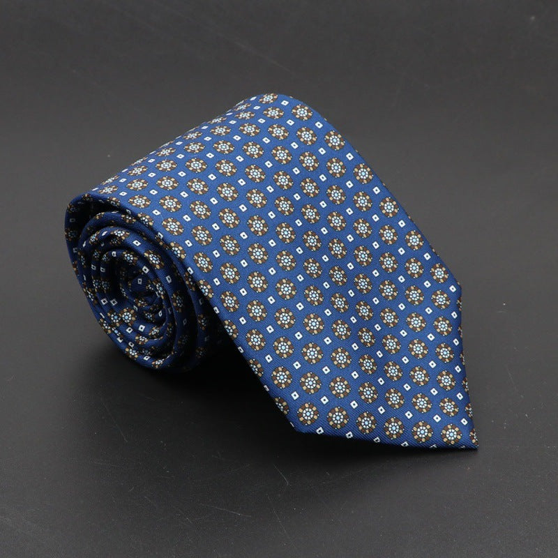 Super Soft Bohemian Silk Tie – Men’s Fashion 75mm Necktie