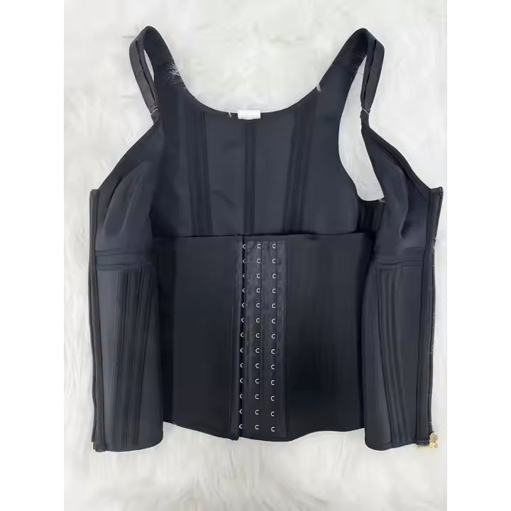 Women’s Belly Tuck Shapewear Vest – Three-Breasted Slimming Top with Tummy Control
