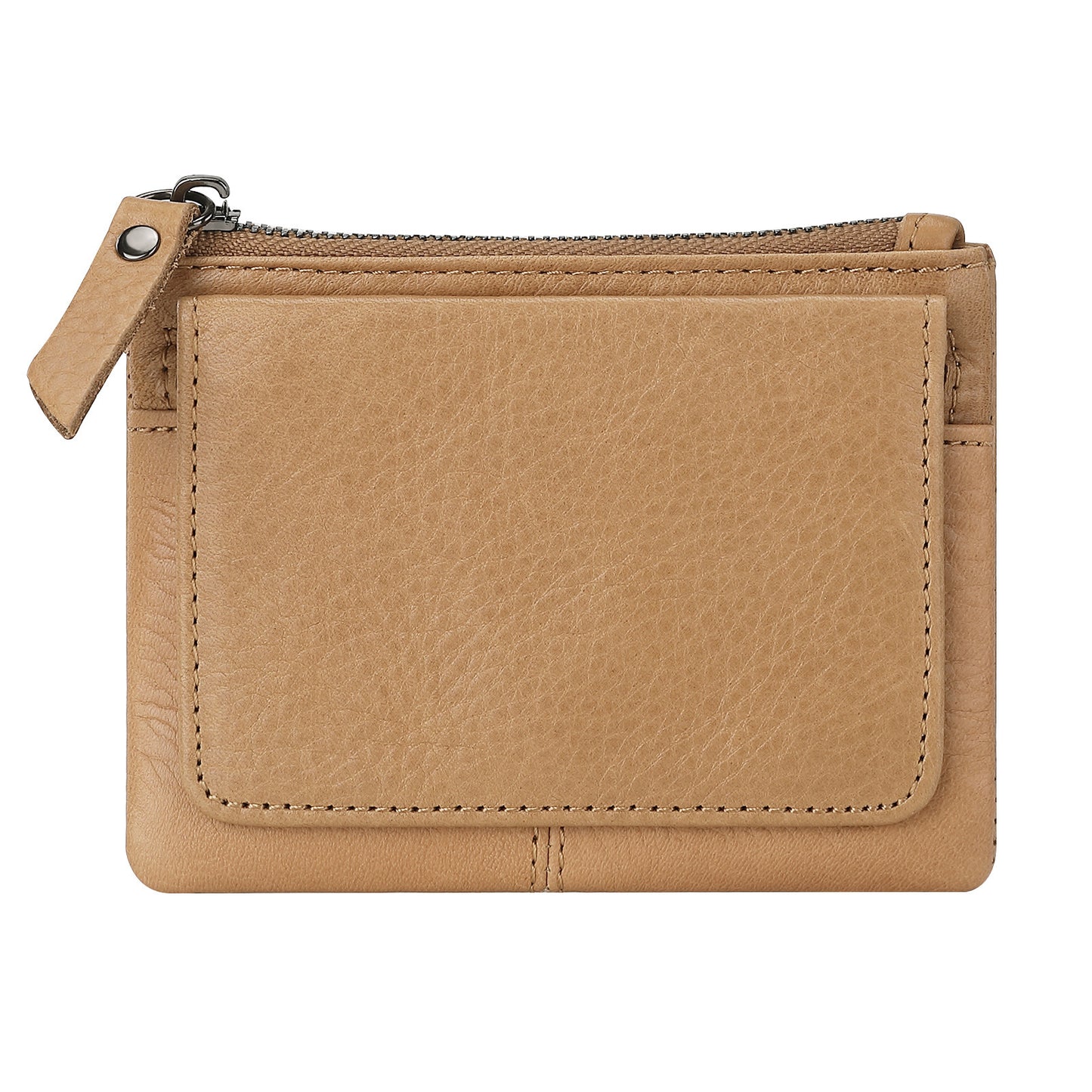 Retro Mini Genuine Leather Wallet – Multifunctional Card Holder & Storage Bag