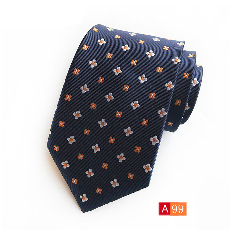 Men’s Polyester Jacquard Bow Tie – Casual & Formal Flower Pattern Arrow Style