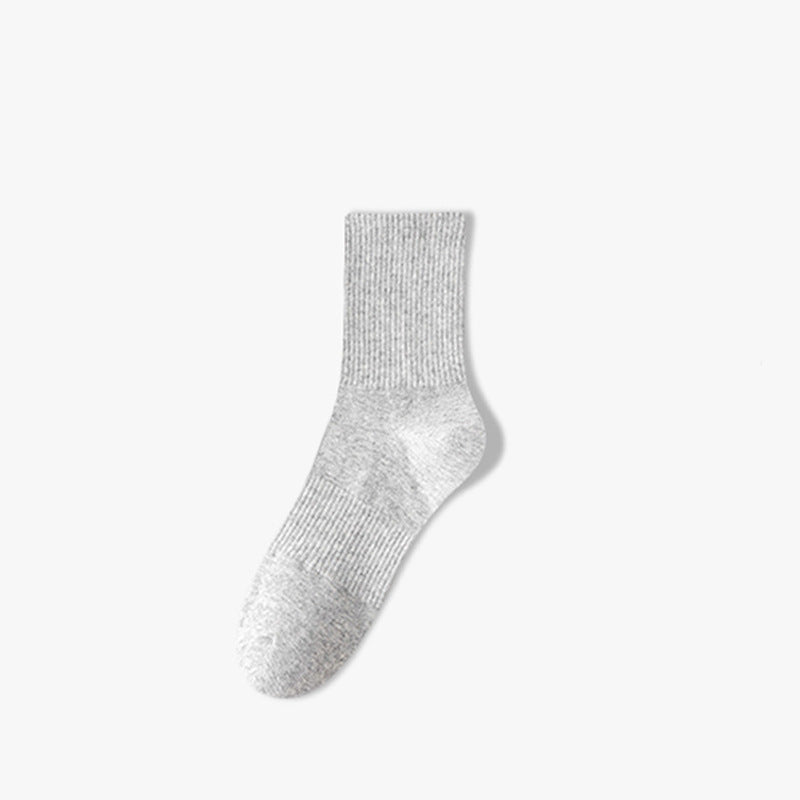 Men’s Thin Knee-high Socks – Antibacterial Sweat-Absorbing Deodorant Cotton Socks