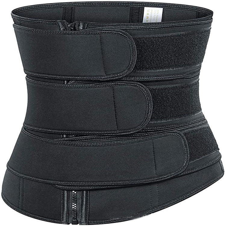 Tummy Sweat Shapewear Bodysuit for Women – Waist Trainer Slimming Corset with 2-3 Belts