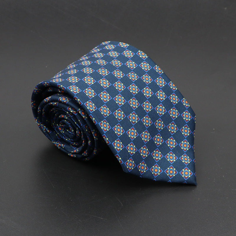Super Soft Bohemian Silk Tie – Men’s Fashion 75mm Necktie