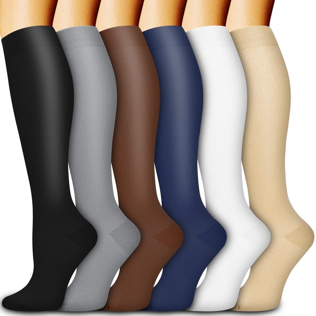 Outdoor Fitness Compression Socks – Long Tube Running & Cycling Sports Socks for Men & Women