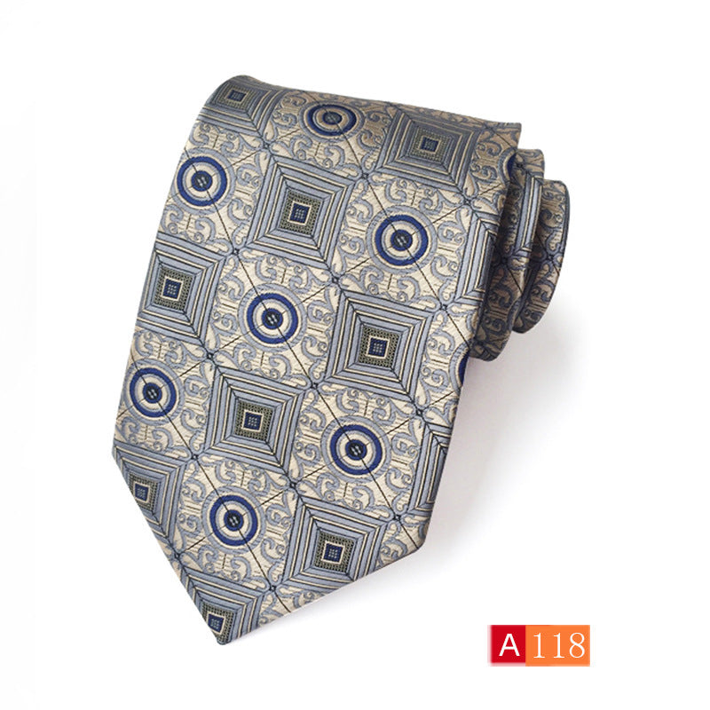 Men’s Polyester Jacquard Bow Tie – Casual & Formal Flower Pattern Arrow Style