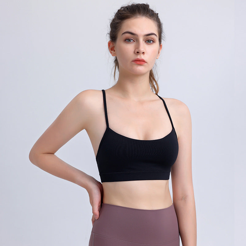 Women’s Sling Yoga Bra – Sports & Fitness Nylon Crop Top