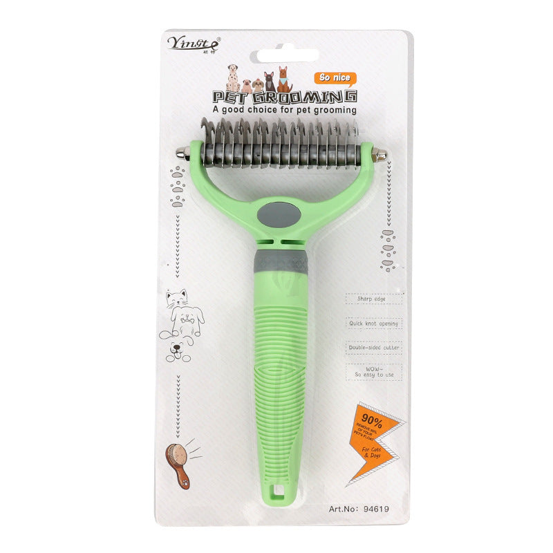 Pet Needle Comb Cat Hair Removal Brush – Grooming Tool for Dogs & Cats