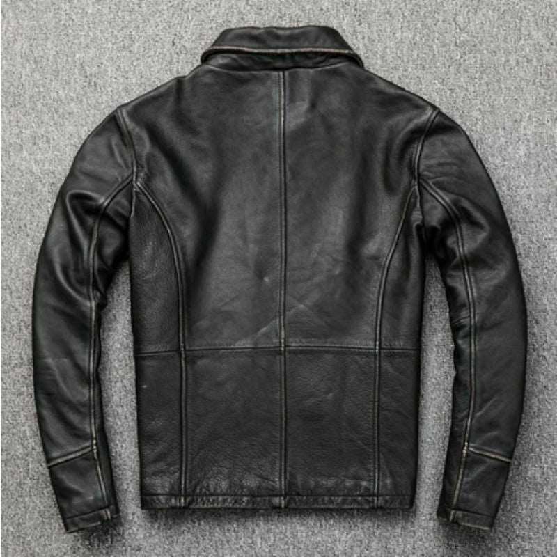 Real Leather Café Racer Jacket for Men UK