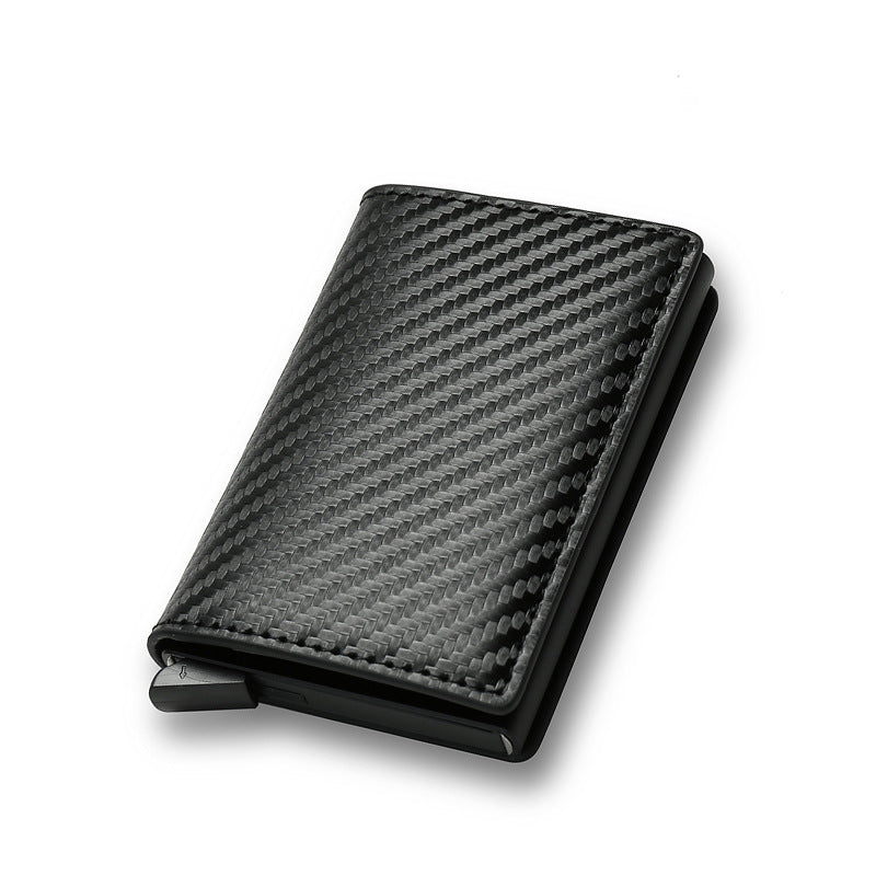 Smart Minimalist Credit Card Holder – Slim PU Leather Wallet for Men & Women with Secure Card Case