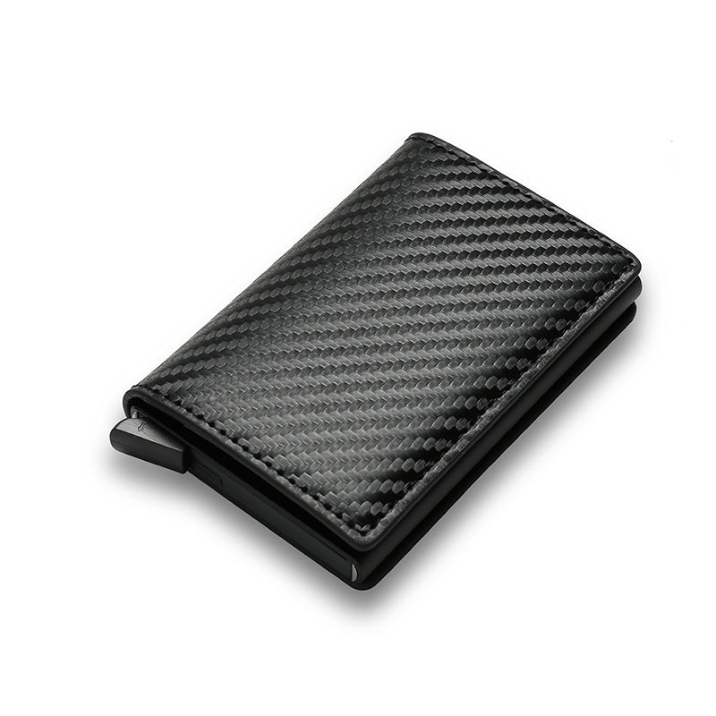 Smart Minimalist Credit Card Holder – Slim PU Leather Wallet for Men & Women with Secure Card Case
